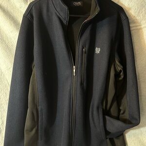 Chaps Black and Red Trim Jacket